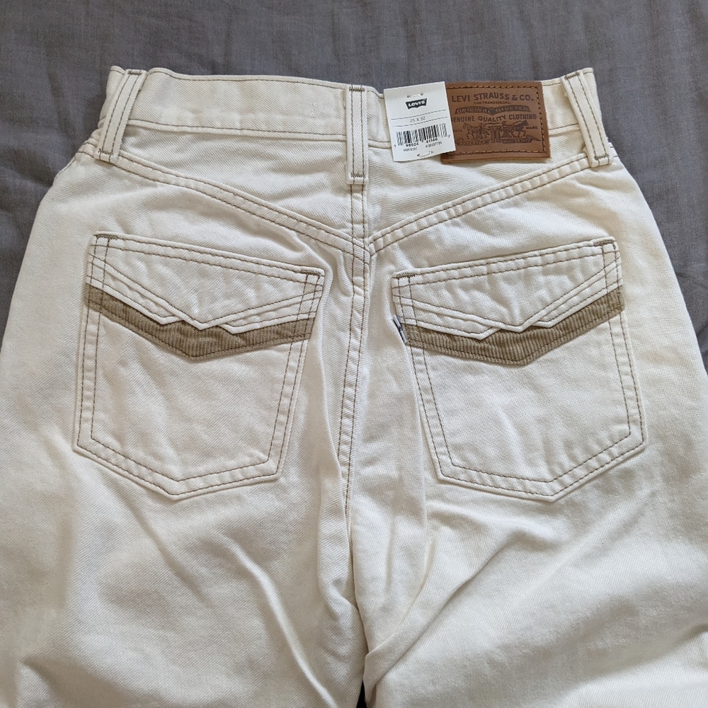 Levi's 70s Flare Jeans Movin On Cream - Picture 8 of 10